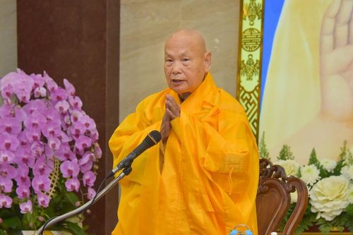 Lời sách tấn của Hòa thượng Thích Thiện Nhơn cho Tăng Ni TP.HCM tại Việt Nam Quốc Tự