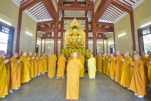 Đức Pháp chủ GHPGVN chứng minh Lễ khánh tạ Tam bảo chùa Phổ Quang (Q.Tân Bình)