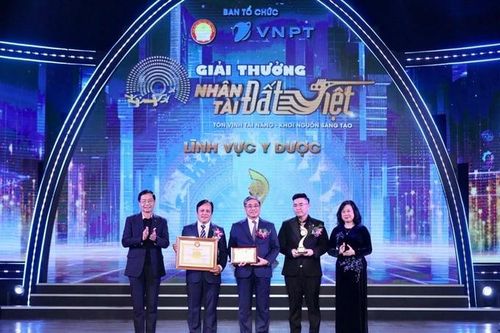 Hai công trình y dược có tính sáng tạo cao được trao giải thưởng Nhân tài Đất Việt