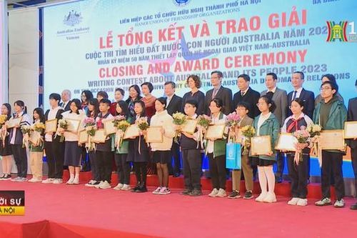 Trao giải cuộc thi Tìm hiểu đất nước, con người Australia