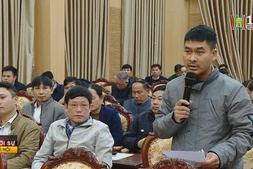 Cử tri Hoài Đức kiến nghị không đủ nước sạch sinh hoạt
