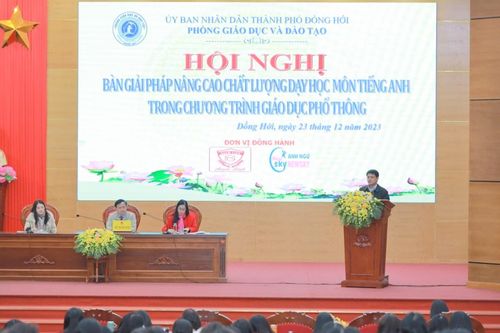 TP Đồng Hới đặc biệt chú trọng nâng cao chất lượng dạy học môn tiếng Anh