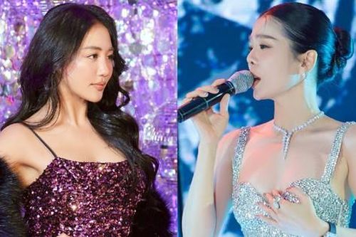 Lệ Quyên, Văn Mai Hương mặc áo hai dây hát dù Hà Nội dưới 10 độ C