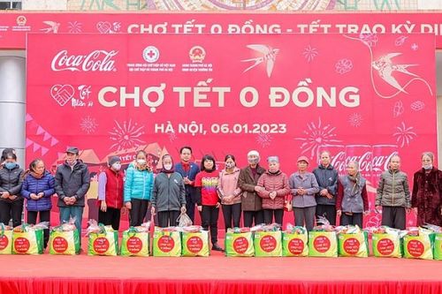 'Chợ Tết 0 đồng' hỗ trợ các gia đình khó khăn đón Tết