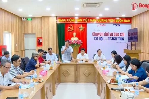 Thảo luận nhiều giải pháp đẩy mạnh chuyển đổi số báo chí