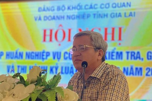 Gia Lai: 276 cán bộ tham gia bồi dưỡng nghiệp vụ công tác kiểm tra, giám sát và thi hành kỷ luật trong Đảng