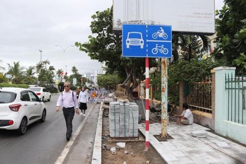 Hoàn thành nâng cấp vỉa hè đường Trần Phú trước Tết Giáp Thìn 2024