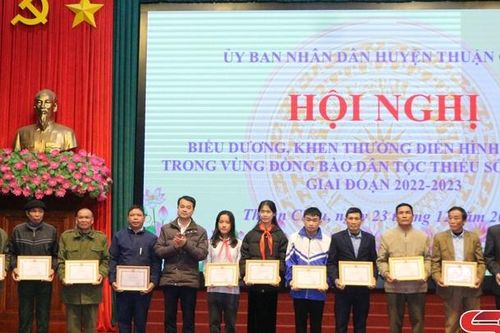 Biểu dương điển hình tiên tiến trong vùng đồng bào dân tộc thiểu số