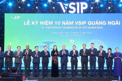 VSIP Quảng Ngãi hút thêm hơn 80 triệu USD vốn đầu tư
