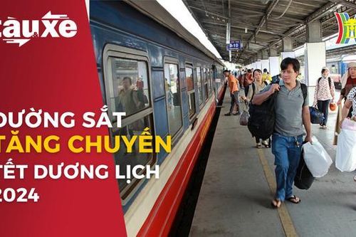 Đường sắt tiếp tục tăng chuyến phục vụ Tết Dương lịch