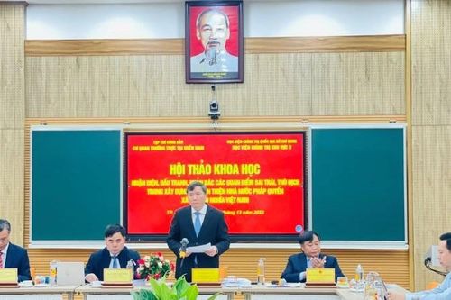 Đấu tranh chống luận điệu xuyên tạc, phủ nhận Nhà nước pháp quyền xã hội chủ nghĩa Việt Nam