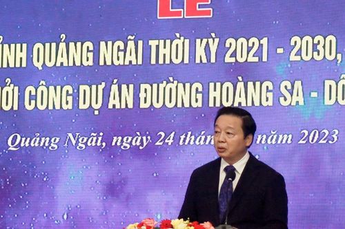 Công bố Quy hoạch tỉnh Quảng Ngãi và khởi công dự án đường Hoàng Sa - Dốc Sỏi