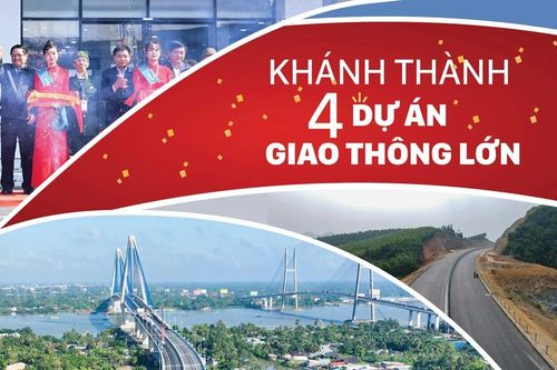 Khánh thành 4 dự án giao thông lớn
