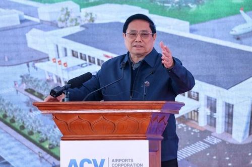 Thủ tướng Phạm Minh Chính tuyên bố khánh thành dự án mở rộng sân bay Điện Biên và 3 dự án đường cao tốc
