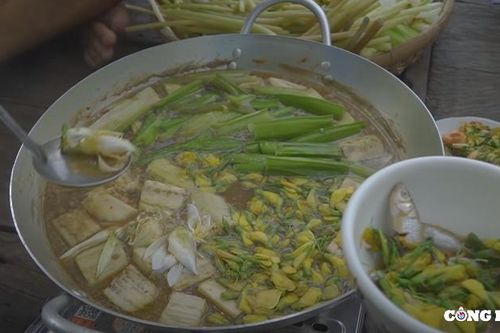 Lẩu cá linh bông điên điển - món ăn dân dã đậm chất miền Tây