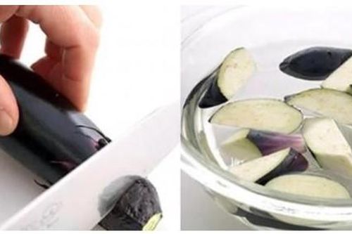 Bạn sợ cà tím chuyển sang màu đen khi nấu nên thường ngâm nước? Sử dụng 2 mẹo này, hương vị ngon hơn hẳn mà không lo thâm đen