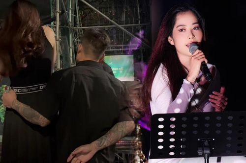 Chồng sắp cưới hộ tống Nam Em đi diễn, có hành động tiết lộ tình trạng yêu đương hiện tại