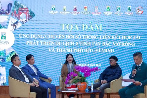 Ứng dụng chuyển đổi số trong liên kết hợp tác phát triển du lịch 8 tỉnh Tây Bắc mở rộng và Thành phố Hồ Chí Minh