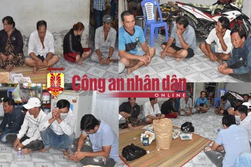 Bắt quả tang 12 con bạc sát phạt trong đêm, tạm giữ trên 120 triệu đồng