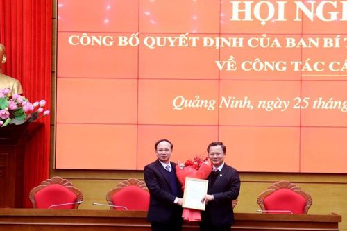 Quảng Ninh: Công bố quyết định chuẩn y Chủ tịch UBND tỉnh