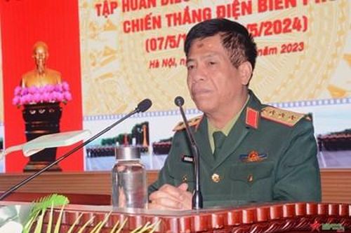 Khai mạc tập huấn Diễu binh kỷ niệm 70 năm Chiến thắng Điện Biên Phủ