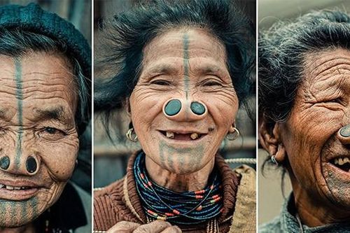 Câu chuyện kỳ lạ đằng sau việc nút mũi làm đẹp của bộ lạc ở Ấn Độ