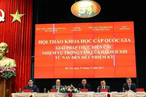 Xây dựng giải pháp đột phá thực hiện các nhiệm vụ trọng tâm của Đại hội XIII