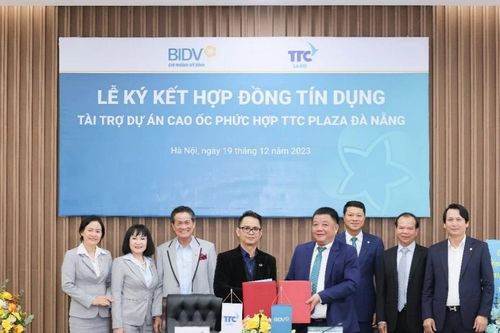 BIDV tài trợ tín dụng thực hiện Dự án TTC Plaza Đà Nẵng