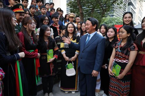 Lễ Tuyên dương học sinh, sinh viên, thanh niên dân tộc thiểu số xuất sắc, tiêu biểu là việc làm cụ thể hóa những chính sách dân tộc