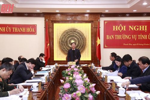 Ban Thường vụ Tỉnh ủy cho ý kiến vào một số tờ trình phục vụ phát triển kinh tế - xã hội