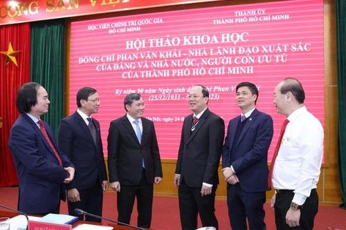 Đồng chí Phan Văn Khải là một cán bộ lãnh đạo tài năng, xuất sắc của Đảng, Nhà nước và Nhân dân