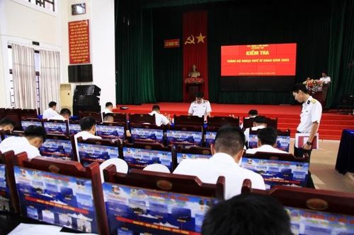 Lữ đoàn 162, Vùng 4 Hải quân: Kiểm tra trình độ ngoại ngữ sĩ quan năm 2023