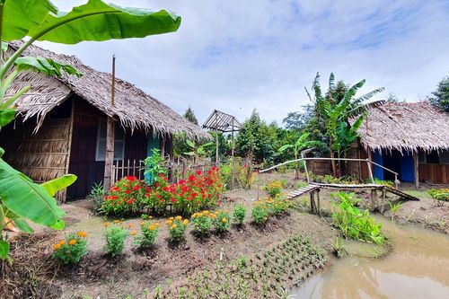 Giọt thời gian qua vườn
