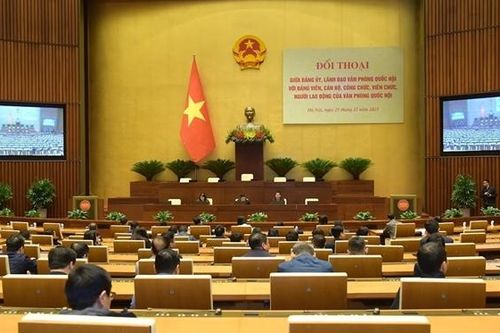 Đảng ủy, Lãnh đạo Văn phòng Quốc hội đối thoại với cán bộ, công chức, viên chức, người lao động