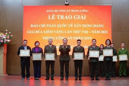 Chuyên đề Công an TPHCM đạt giải B Giải báo chí về xây dựng đảng trong CAND năm 2023