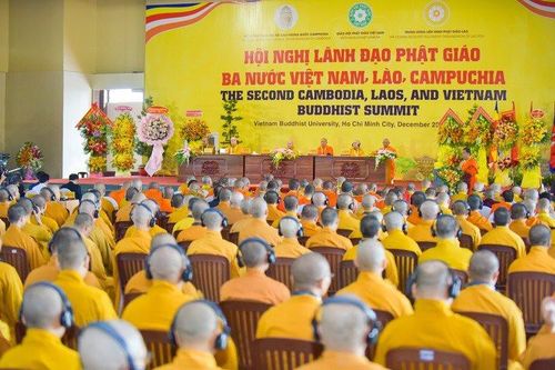 Thúc đẩy quan hệ hợp tác, giao lưu giữa Phật giáo Việt Nam, Lào, Campuchia