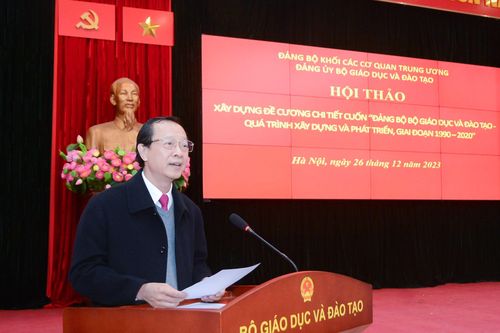 Tái hiện 30 năm xây dựng và phát triển Đảng bộ Bộ GD&ĐT