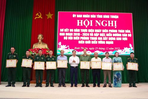Bình Thuận: Sơ kết 5 năm thực hiện Ngày Biên phòng toàn dân
