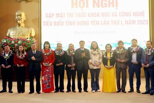 Hưng Yên: Tôn vinh các trí thức khoa học và công nghệ tiêu biểu