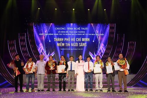 Thành phố Hồ Chí Minh: Trao giải sáng tác ca khúc về đề tài thi đua yêu nước