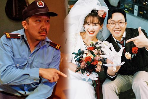 Vừa tung bộ ảnh cưới đẹp như thơ với Hari Won, Trấn Thành đã hóa bảo vệ già nua ở Mai