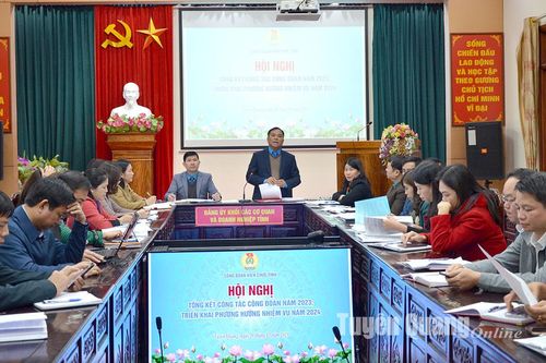 Công đoàn viên chức tỉnh tổng kết công tác năm 2023