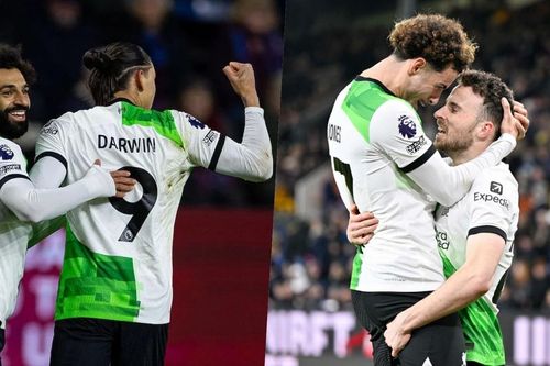 'Dạo chơi' ở Turf Moor, Liverpool vươn lên dẫn đầu Ngoại hạng Anh