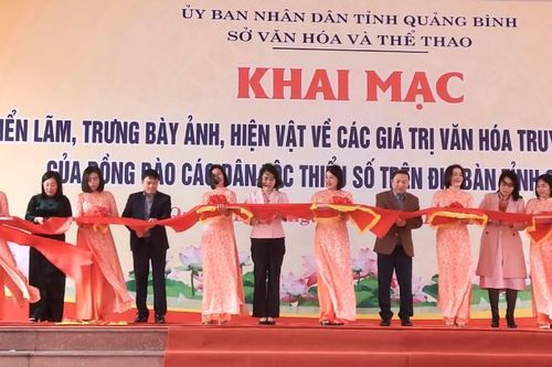 Quảng Bình: Triển lãm về văn hóa truyền thống của đồng bào dân tộc thiểu số
