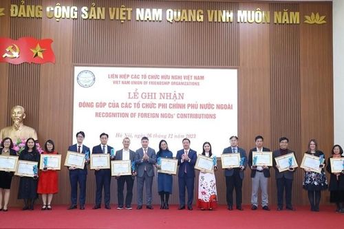Ghi nhận đóng góp tích cực của các tổ chức phi chính phủ nước ngoài dành cho Việt Nam năm 2023
