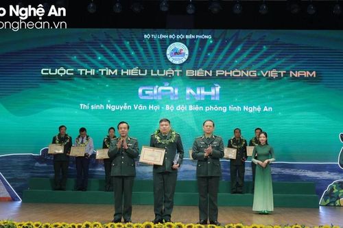Nghệ An đoạt giải cao trong cuộc thi tìm hiểu Luật biên phòng Việt Nam