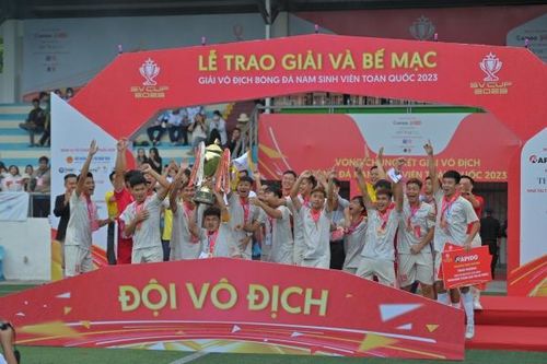 Giải vô địch bóng đá nam sinh viên toàn quốc SV Cup 2023: Đội Trường Đại học Sư phạm Thể dục thể thao Hà Nội vô địch