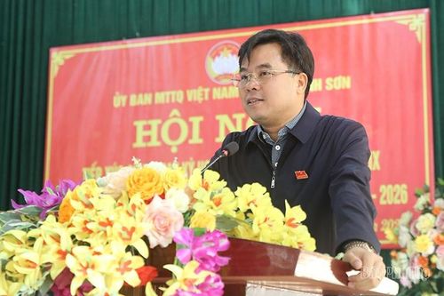 Đại biểu HĐND tỉnh tiếp xúc cử tri tại huyện Thanh Sơn