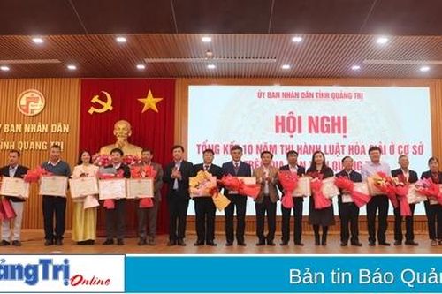 Tổng kết 10 năm thi hành Luật Hòa giải ở cơ sở