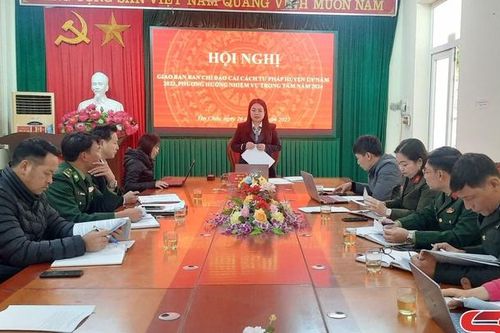 BCĐ cải cách tư pháp huyện Yên Châu triển khai nhiệm vụ năm 2024